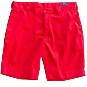 POLO RALPH LAUREN Performance Shorts‎ Red Golf Size 36